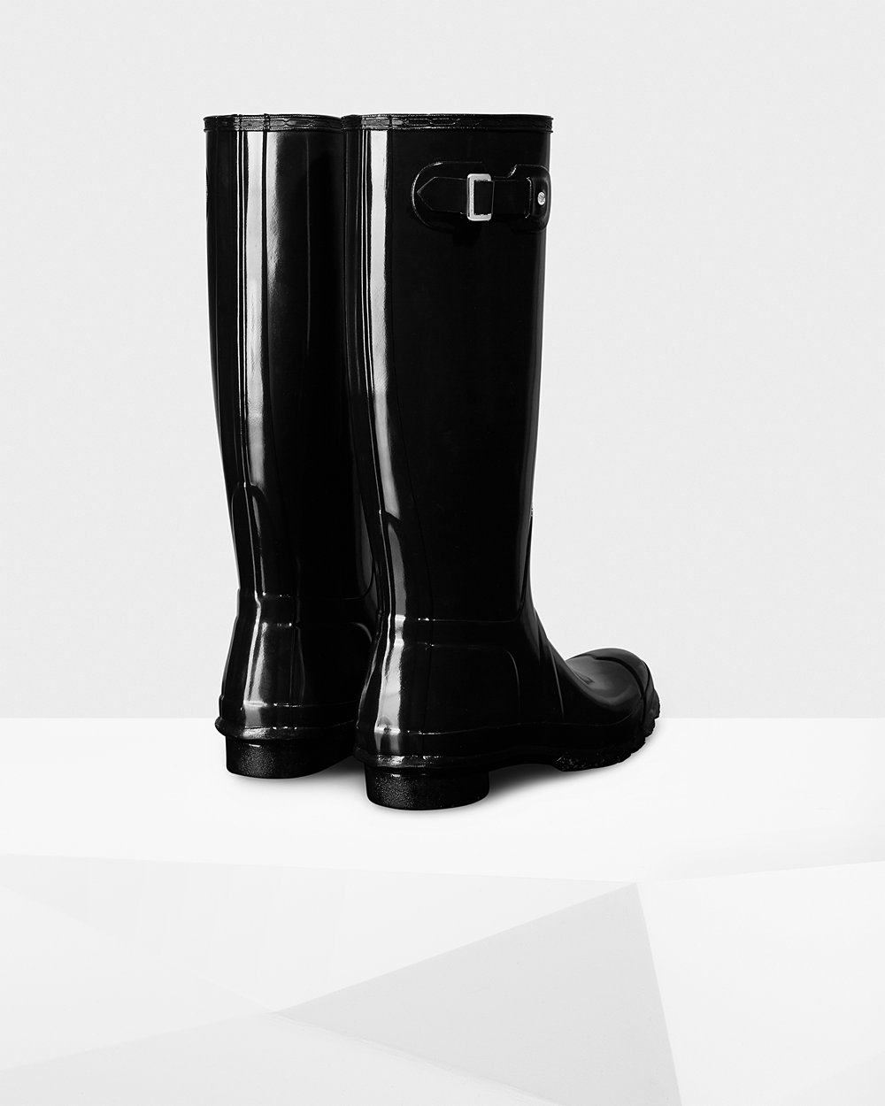 Galochas Altas Hunter Feminina Pretas - Original Gloss - 71MOYWZVI